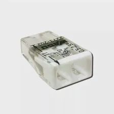 Клемма WAGO COMPACT 2х2,5мм, белый/прозрачный