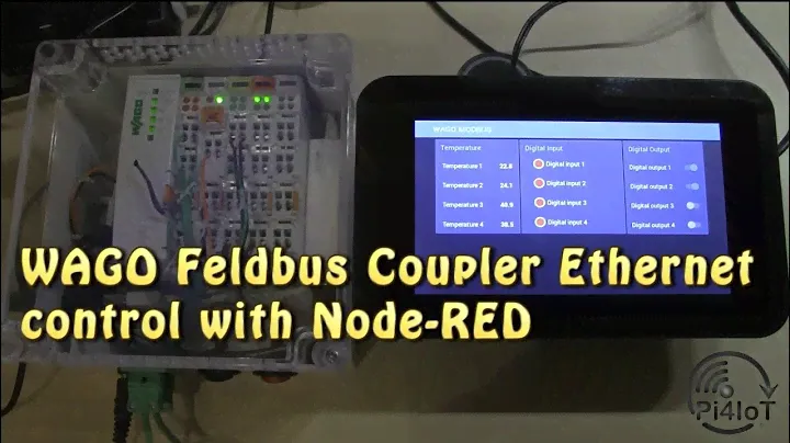 Ethernet - MODBUS - WAGO 750-352 - Example with Node-RED