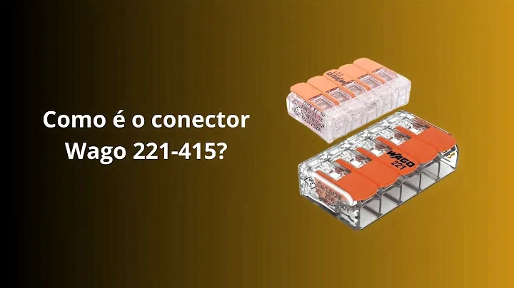 Como é o conector  Wago 221-415?