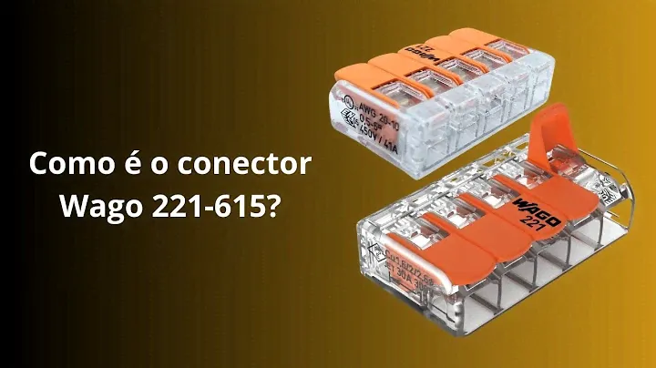 Como é o conector Wago 221 615?