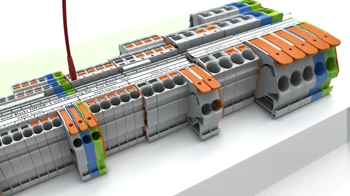 WAGO TOPJOB ® S Rail-Mount Terminal Blocks