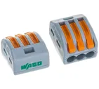 Клемма соединительная 222-413 3x2,5 серая WAGO (50шт)