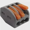 Wago 222-413 Соединитель для коммутационных коробок 3*0,08-4/2,5 кв.мм.продав. (упаковка 5шт) 2551