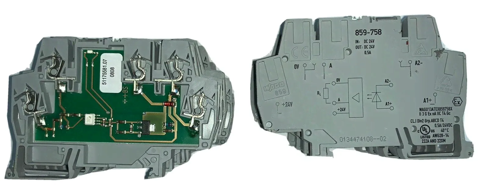 WAGO 859-758, Optokopplermodul 24/24V DC