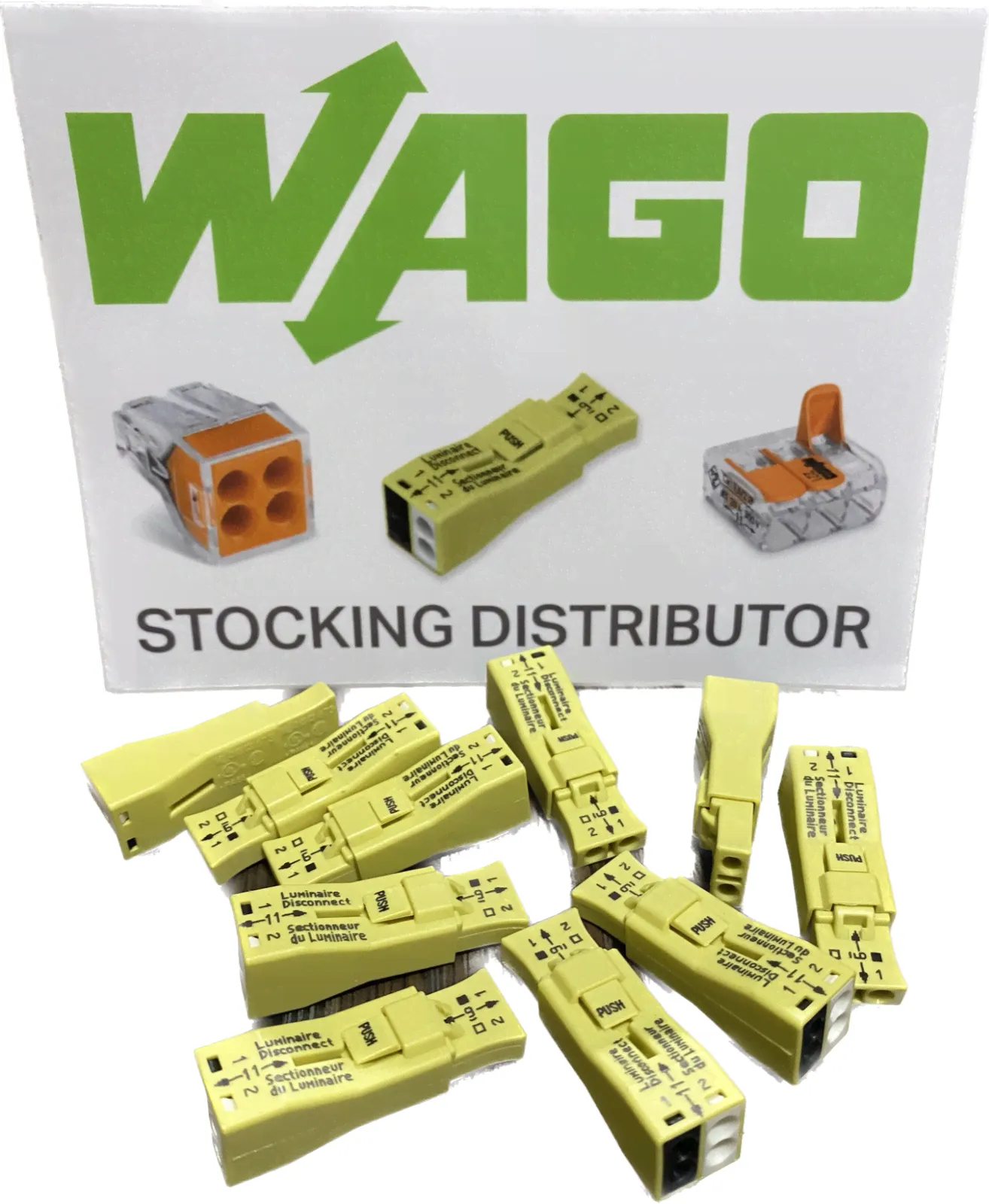 10 pcs Wago 873-902 Luminaire Lumi-Nuts Disconnect - AUTHORIZED WAGO DEALER