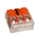 221-413 Клемма трехпроводная WAGO от 0.2-4 кв мм 32А 221-413 Германия