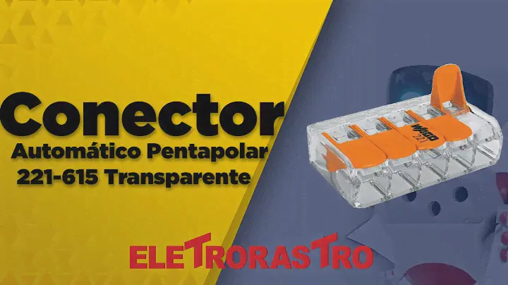 Conector Automático Pentapolar 221-615 Transparente 15 Unidades Wago | Eletrorastro