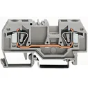 282-901 Клемма пружинная 6мм², 2-х проводная, серая WAGO